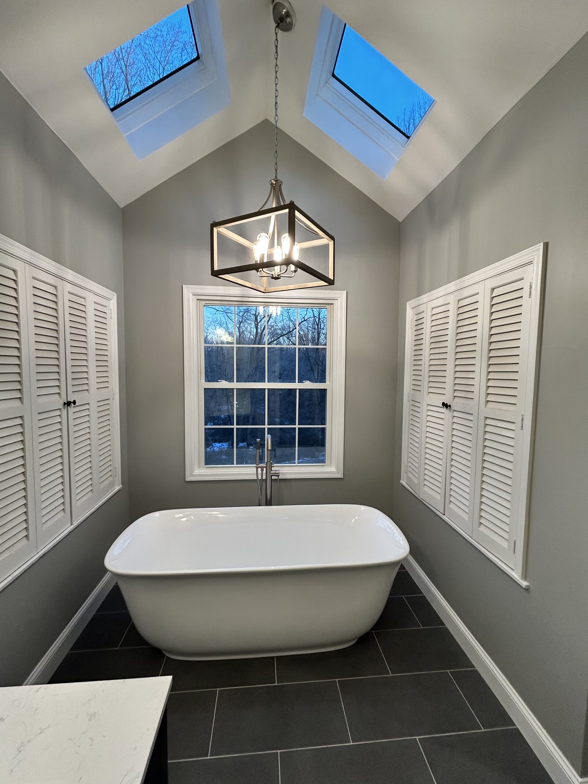 Bathroom renovation details