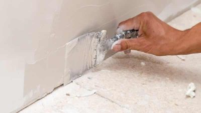 drywall repair with putty